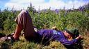 Maciej taking a nap.
